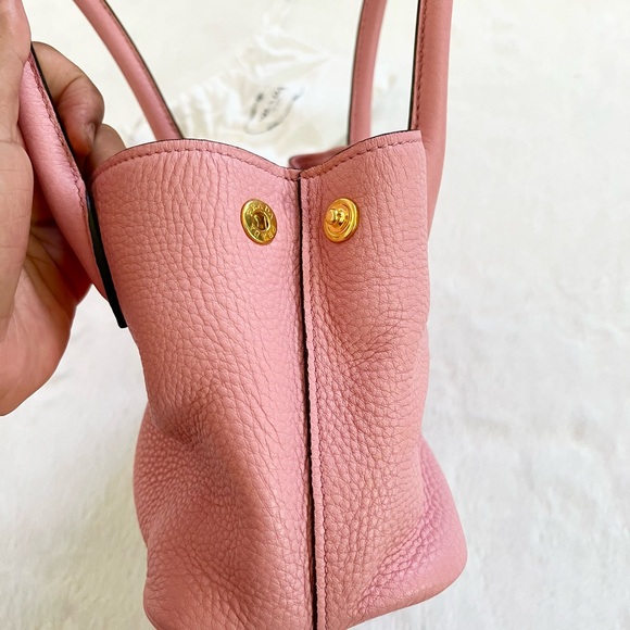 PRADA Mini Shoulder Bag 1BH081 Petalo Leather w/Dust Bag, Guarantee Card - Picture 10 of 12